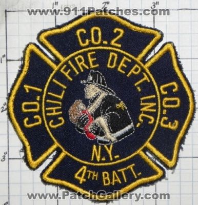 Chili Fire Department Inc Company 1 2 3 4th Battalion (New York)
Thanks to swmpside for this picture.
Keywords: dept. inc. n.y. co. batt.
