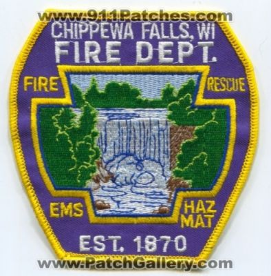 Chippewa Falls Fire Department (Wisconsin)
Scan By: PatchGallery.com
Keywords: dept. rescue ems hazmat haz-mat