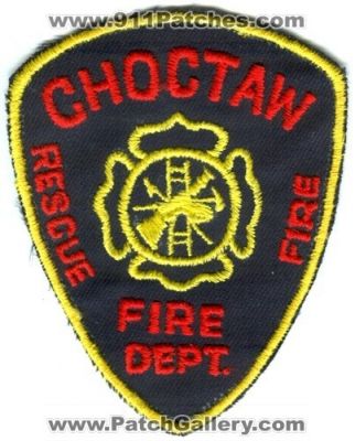 Choctaw Fire Department Rescue (Oklahoma)
Scan By: PatchGallery.com
Keywords: dept.