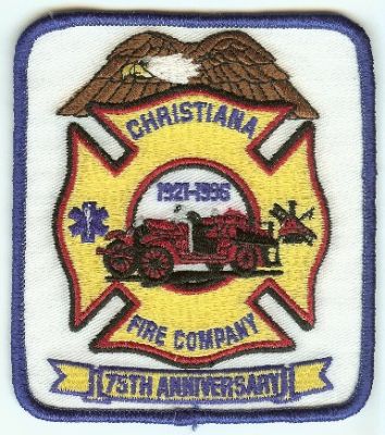 Christiana Fire Company 75th Anniversary
Thanks to PaulsFirePatches.com for this scan.
Keywords: delaware