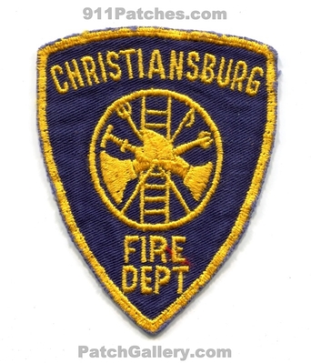 Christiansburg Fire Department Patch (Virginia)
Scan By: PatchGallery.com
Keywords: dept.