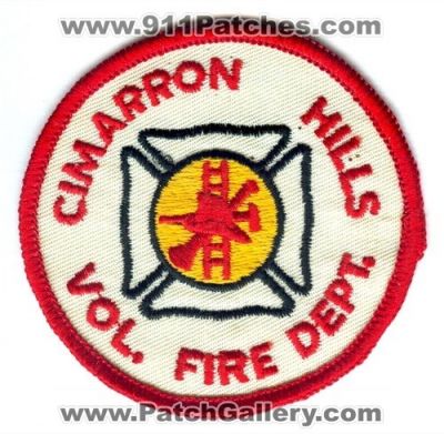 Cimarron Hills Volunteer Fire Department Patch (Colorado)
[b]Scan From: Our Collection[/b]
Keywords: vol. dept.