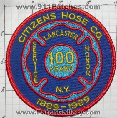 Citizens Hose Company 100 Years (New York)
Thanks to swmpside for this picture.
Keywords: fire lancaster