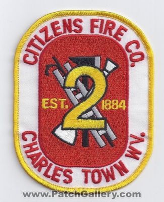 Citizens Fire Company 2 (West Virginia)
Thanks to Paul Howard for this scan.
Keywords: department dept. co. #2 charlestown wv. station engine truck ambulance brush utility
