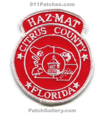 Citrus County Fire Department HazMat Patch (Florida)
Scan By: PatchGallery.com
Keywords: co. dept. haz-mat hazardous materials