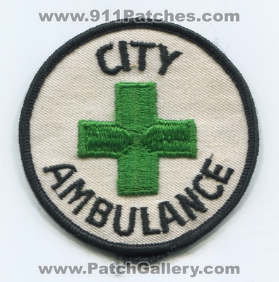 City Ambulance EMS Patch (UNKNOWN STATE)
Scan By: PatchGallery.com
Keywords: emergency medical services emt paramedic