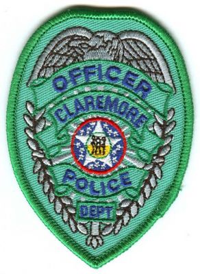 Claremore Police Officer (Oklahoma)
Scan By: PatchGallery.com
Keywords: department dept