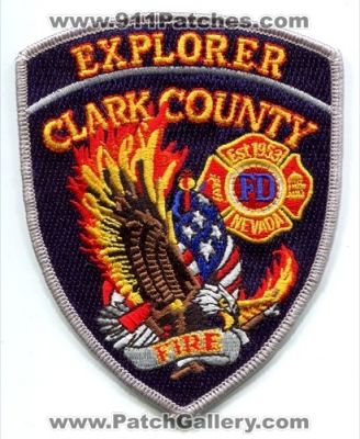 Clark County Fire Department Explorer Patch (Nevada)
Scan By: PatchGallery.com
Keywords: co. dept. fd las vegas
