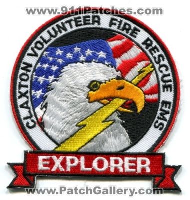 Claxton Volunteer Fire Rescue EMS Department Explorer (Georgia)
Scan By: PatchGallery.com
Keywords: dept.