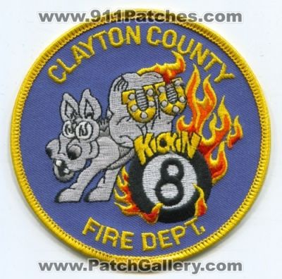 Clayton County Fire Department Company 8 (Georgia)
Scan By: PatchGallery.com
Keywords: dept. station kickin donkey