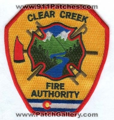 Clear Creek Fire Authority Patch (Colorado)
[b]Scan From: Our Collection[/b]
