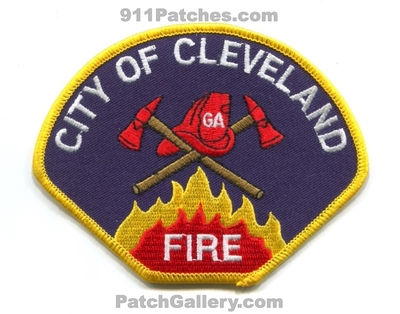 Cleveland Fire Department Patch (Georgia)
Scan By: PatchGallery.com
Keywords: city of dept.