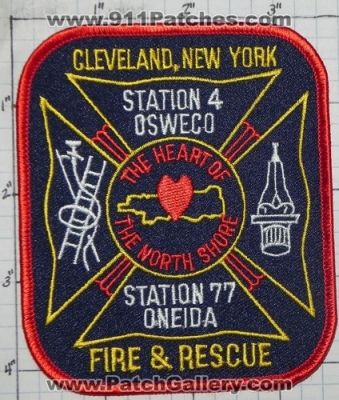 Cleveland Fire and Rescue Department (New York)
Thanks to swmpside for this picture.
Keywords: & station 4 oswego station 77 oneida