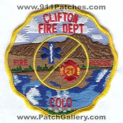 Clifton Fire Department Patch (Colorado)
[b]Scan From: Our Collection[/b]
Keywords: dept 21