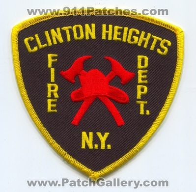 Clinton Heights Fire Department Patch (New York)
Scan By: PatchGallery.com
Keywords: dept. n.y.