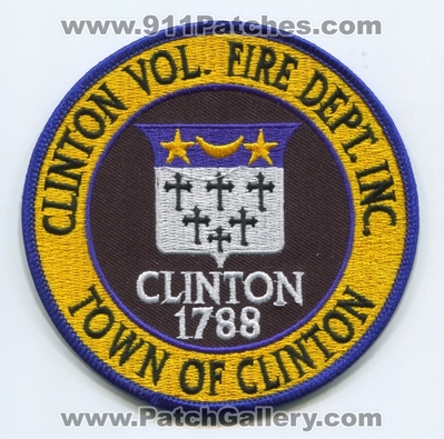 Clinton Volunteer Fire Company Inc Patch (New York)
Scan By: PatchGallery.com
Keywords: vol. co. inc. department dept.