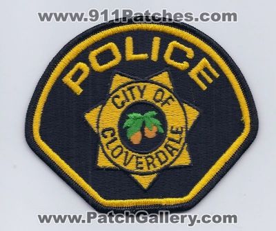 Cloverdale Police Department (California)
Thanks to PaulsFirePatches.com for this scan.
Keywords: dept. city of