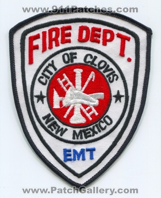 Clovis Fire Department EMT Patch (New Mexico)
Scan By: PatchGallery.com
Keywords: city of dept. ems