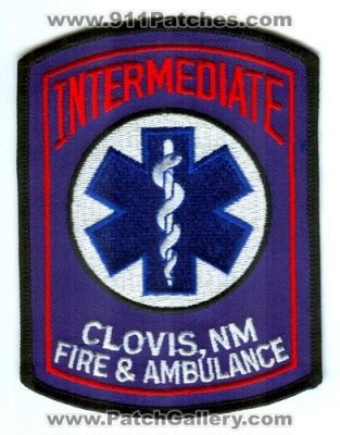 Clovis Fire and Ambulance Department EMT Intermediate (New Mexico)
Scan By: PatchGallery.com
Keywords: & dept. ems