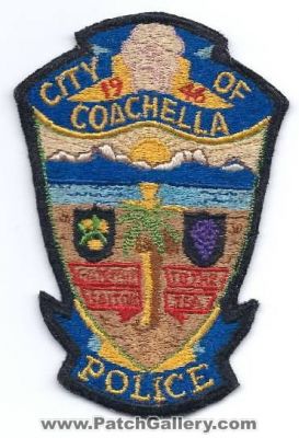 Coachella Police (California)
Thanks to Tom Landrum for this scan.
Keywords: city of