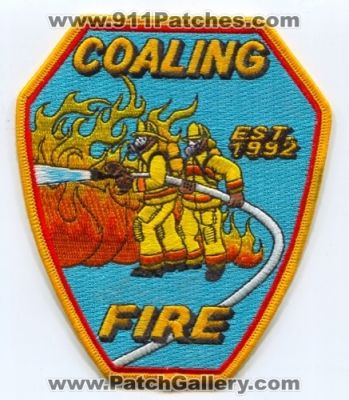 Coaling Fire Department (Alabama)
Scan By: PatchGallery.com
Keywords: dept.