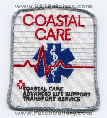 Coastal Care Advanced Life Support ALS Transport Service EMS Patch (Florida)
Scan By: PatchGallery.com
Keywords: ambulance