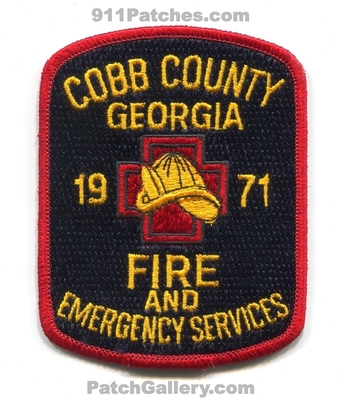 Cobb County Fire and Emergency Services Department Patch (Georgia)
Scan By: PatchGallery.com
Keywords: co. dept. 1971
