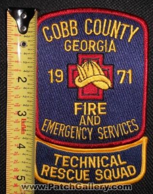 Cobb County Fire and Emergency Services Technical Rescue Squad (Georgia)
Thanks to Matthew Marano for this picture.
Keywords: & department dept.