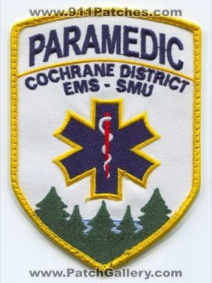 Cochrane District EMS SMU Paramedic (Canada ON)
Scan By: PatchGallery.com
Keywords: emergency medical services ambulance
