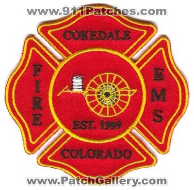 Cokedale Fire EMS Patch (Colorado)
[b]Scan From: Our Collection[/b]
