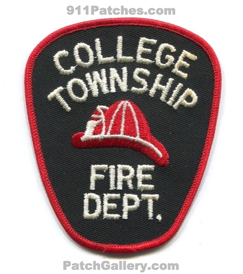 College Township Fire Department Patch (Ohio)
Scan By: PatchGallery.com
Keywords: twp. dept.