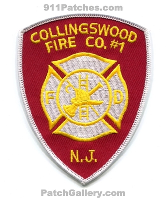 Collingswood Fire Company Number 1 Department Patch (New Jersey)
Scan By: PatchGallery.com
Keywords: co. no. #1 dept. fd