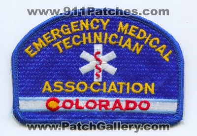 Emergency Medical Technician Association of Colorado Patch (Colorado)
[b]Scan From: Our Collection[/b]
Keywords: ems emt assn.