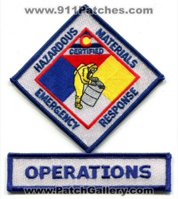 Colorado State Certified Hazardous Materials Emergency Response Operations Patch (Colorado)
[b]Scan From: Our Collection[/b]
Keywords: hazmat haz-mat fire