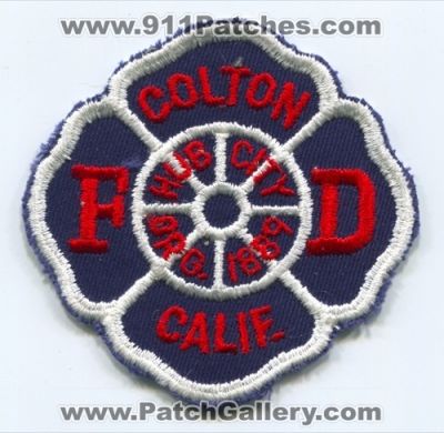 Colton Fire Department (California)
Scan By: PatchGallery.com
Keywords: dept. calif. fd