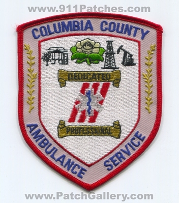 Columbia County Ambulance Service EMS Patch (Arkansas)
Scan By: PatchGallery.com
Keywords: co. emt paramedic
