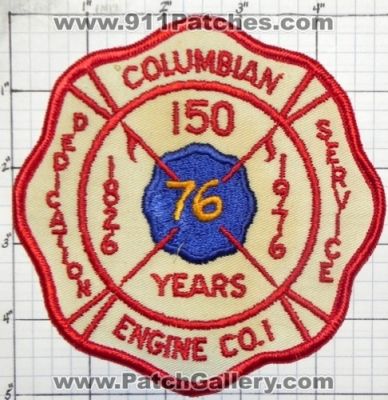 Columbian Fire Department Engine Company 1 150 Years (New York)
Thanks to swmpside for this picture.
Keywords: dept. co. #1 76