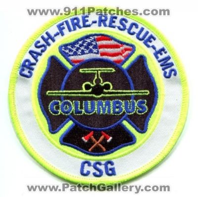 Columbus Airport Crash Fire Rescue EMS Department CSG (Georgia)
Scan By: PatchGallery.com
Keywords: arff cfr aircraft firefighter firefighting