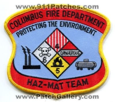 Columbus Fire Department Haz-Mat Team (Georgia)
Scan By: PatchGallery.com
Keywords: dept. hazmat