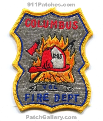 Columbus Volunteer Fire Department Patch (Texas)
Scan By: PatchGallery.com
Keywords: vol. dept. 1885