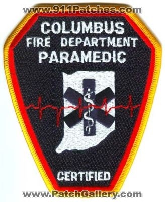 Columbus Fire Department Paramedic Certified (Indiana)
Scan By: PatchGallery.com
Keywords: dept. ems