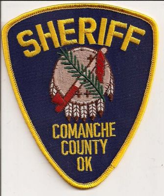 Comanche County Sheriff
Thanks to EmblemAndPatchSales.com for this scan.
Keywords: oklahoma
