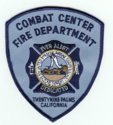 Combat Center Fire Department
Thanks to PaulsFirePatches.com for this scan.
Keywords: california usmc marine corps twenty nine palms