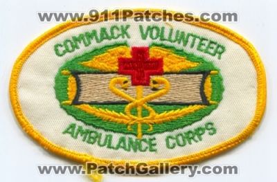 Commack Volunteer Ambulance Corps Patch (New York)
Scan By: PatchGallery.com
Keywords: ems