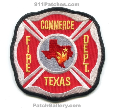 Commerce Fire Department Patch (Texas)
Scan By: PatchGallery.com
Keywords: dept.