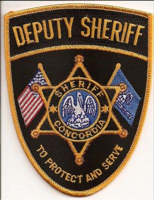 Concordia Deputy Sheriff
Thanks to EmblemAndPatchSales.com for this scan.
Keywords: louisiana