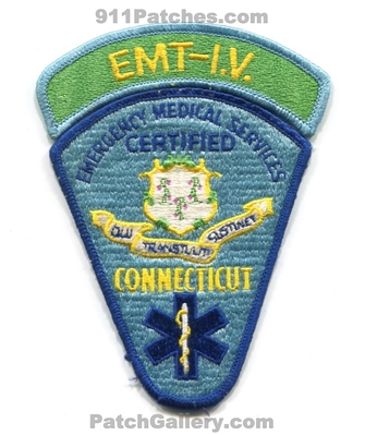 Connecticut State Certified Emergency Medical Technician EMT IV EMS Patch (Connecticut)
Scan By: PatchGallery.com
Keywords: services