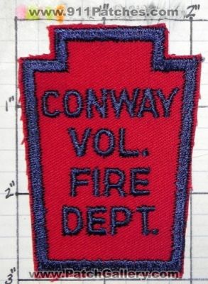Conway Volunteer Fire Department (Pennsylvania)
Thanks to swmpside for this picture.
Keywords: vol. dept.