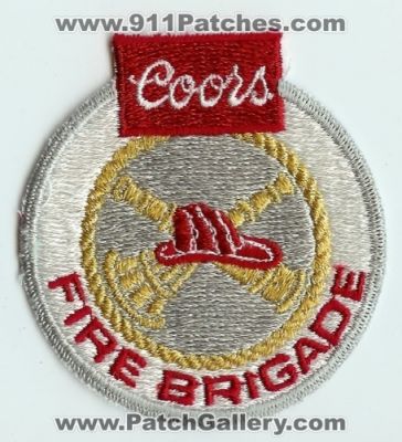 Coors Fire Brigade (Colorado)
Thanks to Jack Bol for this scan.
Keywords: beer