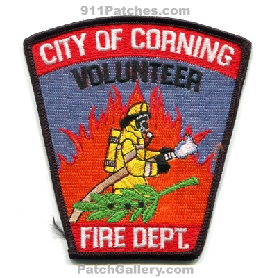 Corning Volunteer Fire Department Patch (California)
Scan By: PatchGallery.com
Keywords: vol. dept.